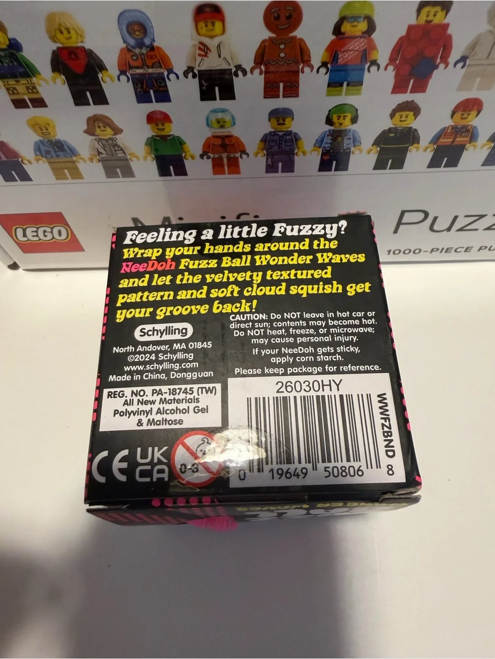 Pink Fuzz Ball — Velvet Squeeze Sensory Toy